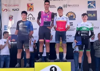 Maceda volvió a los podios de la Copa de España en Aragón