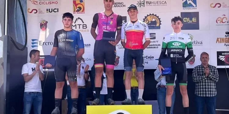 Maceda volvió a los podios de la Copa de España en Aragón