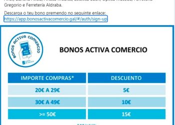 Utiliza o BONO COMERCIO da Xunta no comercio de MACEDA