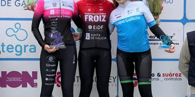 Un tridente en lo más alto del ciclismo en la Copa Galicia