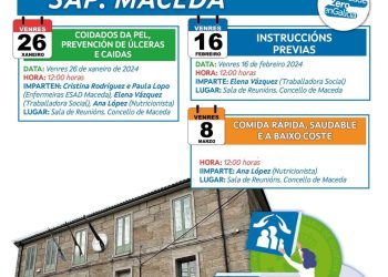 OBRADOIROS DE SAUDE NO SAP DE MACEDA