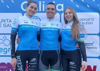 El CC Maceda cierra la Copa Galicia de ciclocrós con tres victorias en Nigrán y tres títulos autonómicos finales