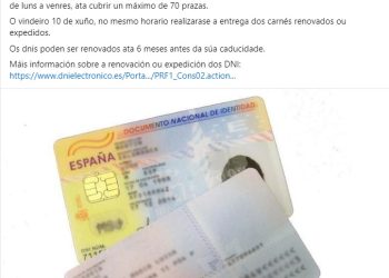 Renovacion do DNI en Maceda