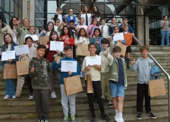 Escolares de Maceda que triunfan como ‘tiktokers’ de la alimentación