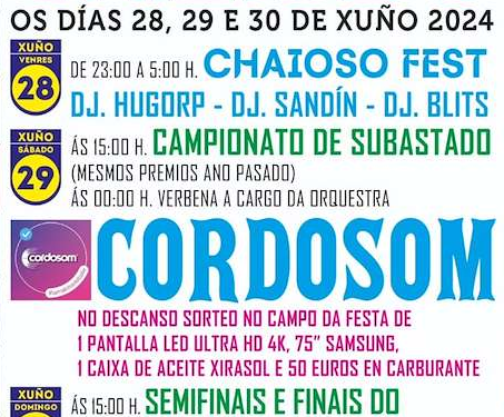 Festas de San Pedro en Chaioso